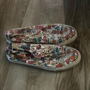 Blowfish Floral Canvas Sneakers
